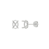 lab-grown-diamond-earrings-model-2-white-gold עגילי מרטיני לשיבוץ יהלומי מעבדה אובל 0.5 קראט לכל יהלום, 1 קראט סה״כ – זהב 14K