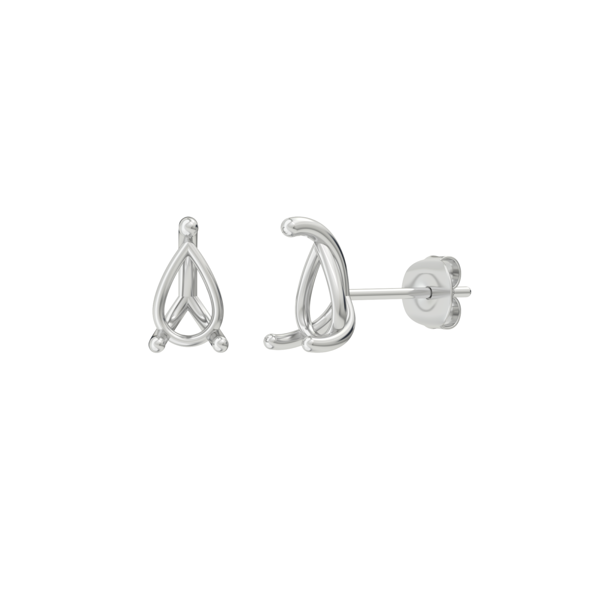 lab-grown-diamond-earrings-model-3-white-gold.png עגילי מרטיני לשיבוץ יהלומי מעבדה טיפה 0.5 קראט לכל יהלום, 1 קראט סה״כ – זהב 14K