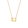 lab-grown-diamond-emerald-yellow-gold-horizontal-basket-necklace שרשרת יהלום מעבדה ל - אמרלד 0.5 קראט לרוחב - זהב 14K
