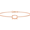 lab-grown-diamond-oval-rose-gold-horizontal-basket-bracelet צמיד ל- יהלום מעבדה אובל 0.5 קראט לרוחב – זהב 14K