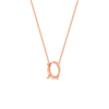 lab-grown-diamond-oval-rose-gold-vertical-basket-necklace שרשרת יהלום מעבדה ל - אובל 2 קראט לאורך - זהב 14K