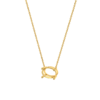 lab-grown-diamond-oval-yellow-gold-horizontal-basket-necklace שרשרת יהלום מעבדה ל - אובל 0.5 קראט לרוחב - זהב 14K
